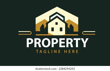 Plantilla de diseño de logotipos para empresas inmobiliarias 
 