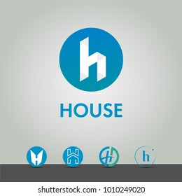 House logos with H letter