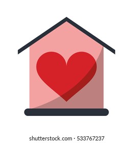 house love heart beauitful card