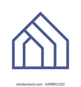 House luxury logo design vector