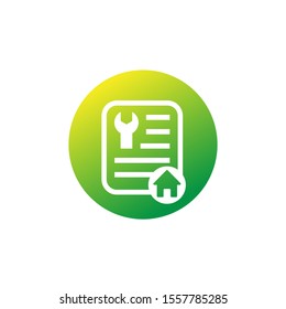 house maintenance icon for web