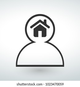 house man icon