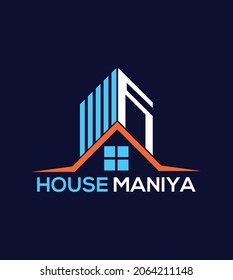 House maniya logo for construction