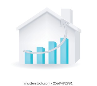 House market analysis data concept
