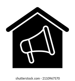 House Marketing icon vector image. Can also be used for web apps, mobile apps and print media.