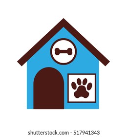 Pets Hotel House Sign Paw Icon Stock Illustration 770463853 | Shutterstock