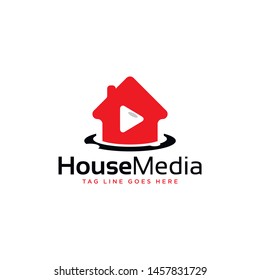 House Media, Play House Logo Design Vector