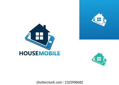 House Mobile Logo Template Design Vector, Emblem, Design Concept, Creative Symbol, Icon