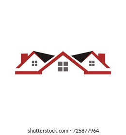 House or modern Building logo design template vector for real estate industry