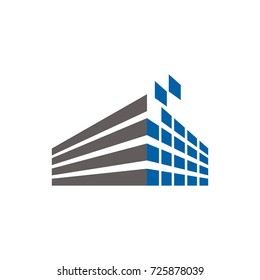House or modern Building logo design template vector for real estate industry