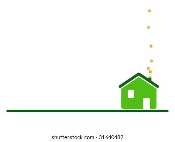 House and money concept.