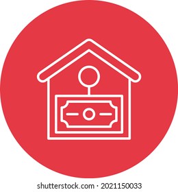 House Money icon vector image. Can also be used for web apps, mobile apps and print media.