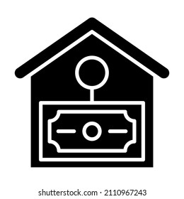 House Money icon vector image. Can also be used for web apps, mobile apps and print media.