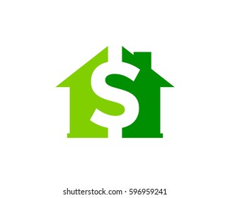 House Money Logo Design Element