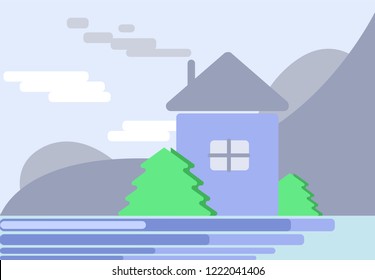 
House in the mountains
