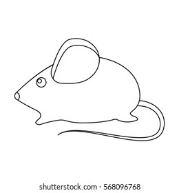 House mouse icon of vector illustration for web and mobile