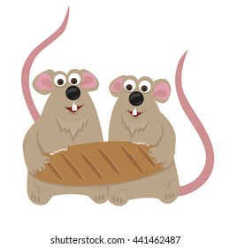 house mouses and bread