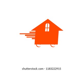 House Mover Logo Template Design Vector