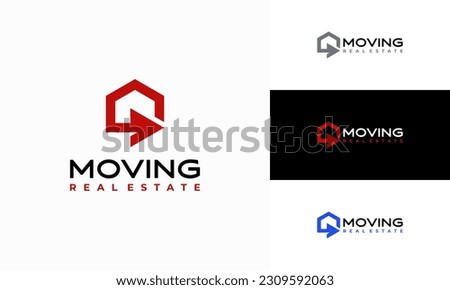 House Mover Logo Template Design Vector, Real Estate logo symbol template
