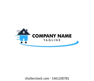 House Moving Logo Design Template