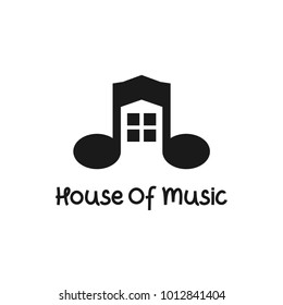 house of music logo concept
