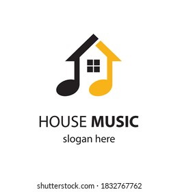 House Music Logo Images Illustration Design