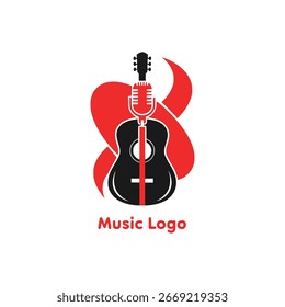 House music logo template. vector illustration