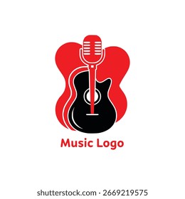 House music logo template. vector illustration