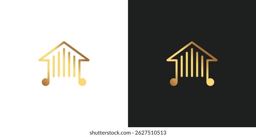 House Music or Music Studio Logo Design