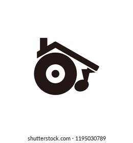 house music vector logo
