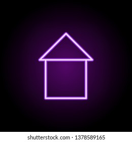 house neon icon. Elements of business set. Simple icon for websites, web design, mobile app, info graphics