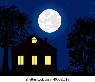 House in the night