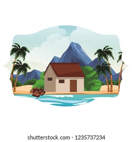 House on beach