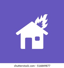 House on fire.