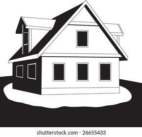 House hill  Vector