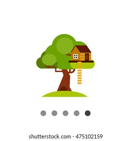 House On Tree For Kids Icon