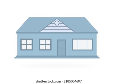 House on a white background. Vector illustration