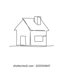 Dibujo de una línea sobre fondo blanco
