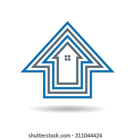 House outlines logo