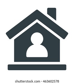 House Ownership Colored Vector Illustration