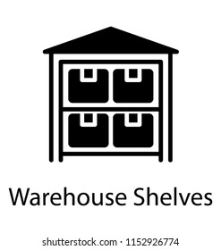 
A house packed with boxes showing storage unit icon
