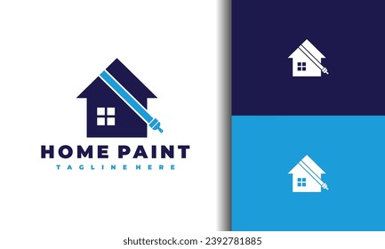 the house paint brush logo