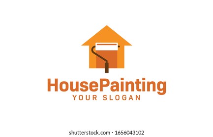 House Painting Logo Home Renovations Stock Vector (Royalty Free ...