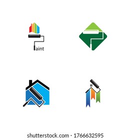 House painting logo vector template