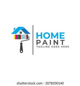 house painting and renovation logo icon vector template.