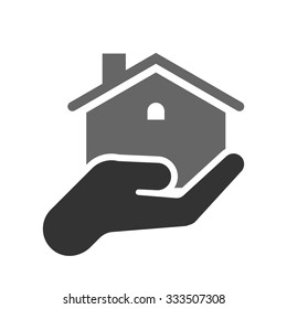 Dibujo de House in palms