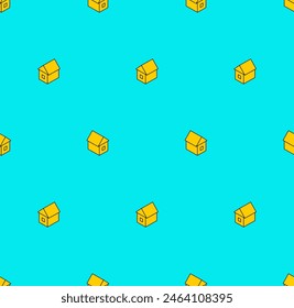 House pattern seamless. Home background.