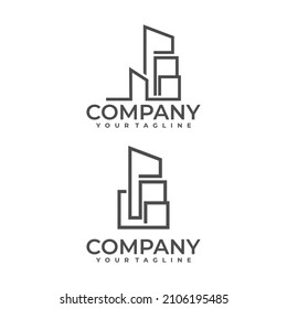 house and PB letter combination logo