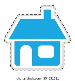house pictogram icon image 