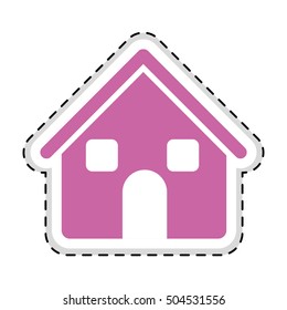 house pictogram icon image 